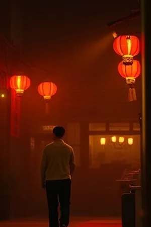 《凌晨四点的街》凌晨街灯与夜归人封面