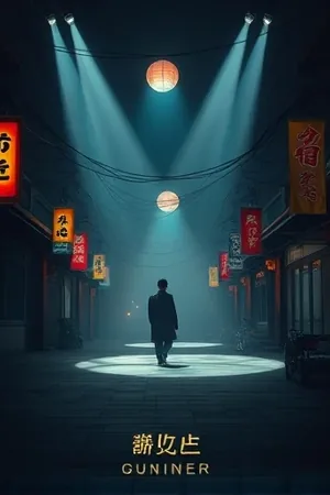 《风筝线》小镇广场与风筝摊封面